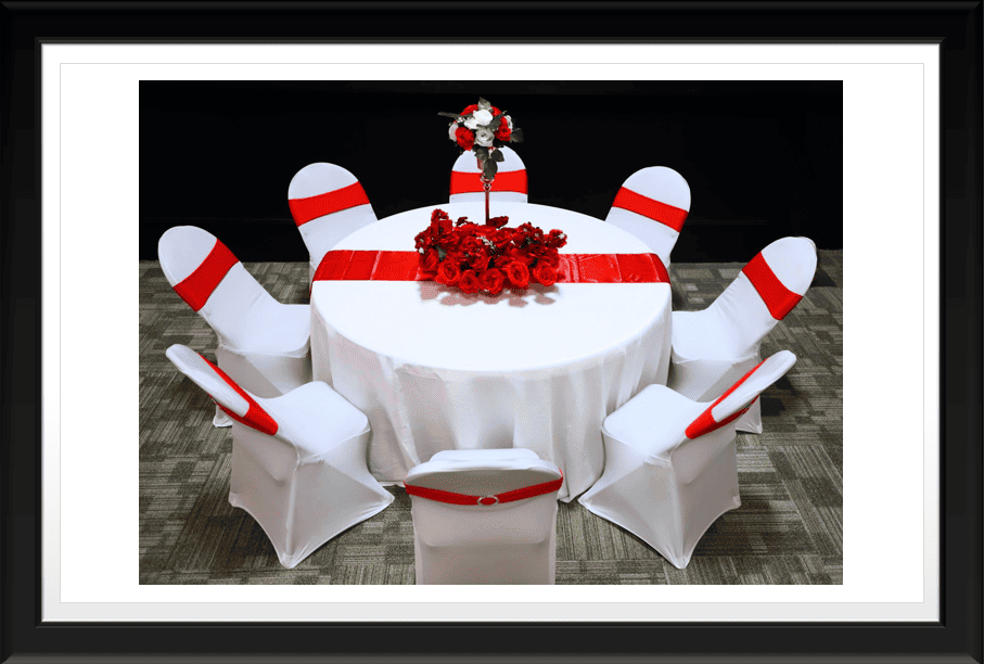 BANQUET TABLE SEY WITH EIGHT CHAIRS