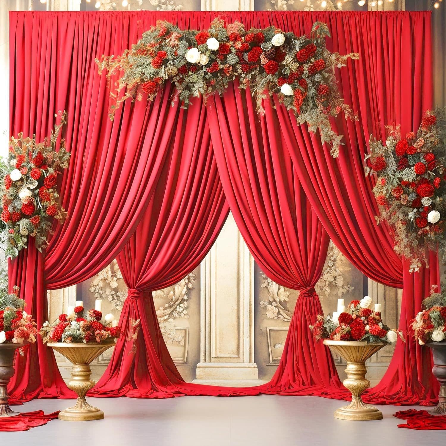Elegant event decor setup