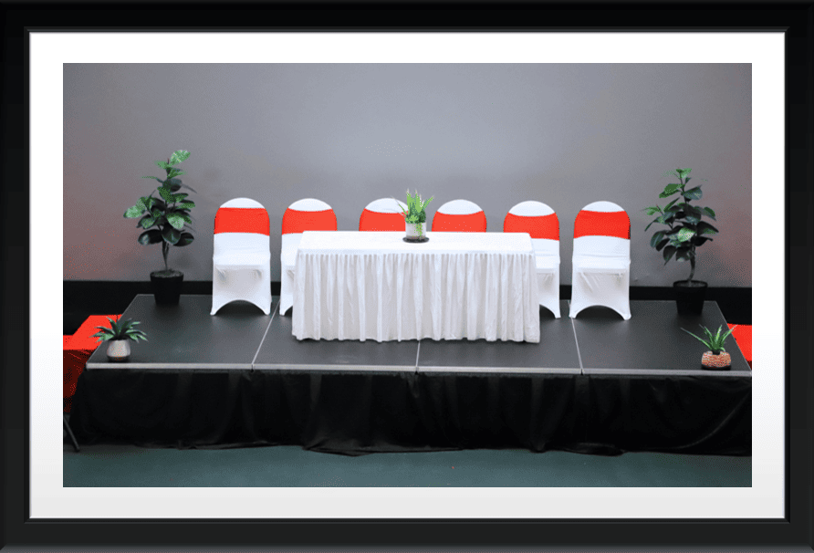 RECTANGLE TABLE & SIX CHAIRS SET