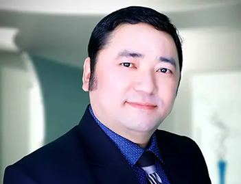 Family reviewing real estate plans