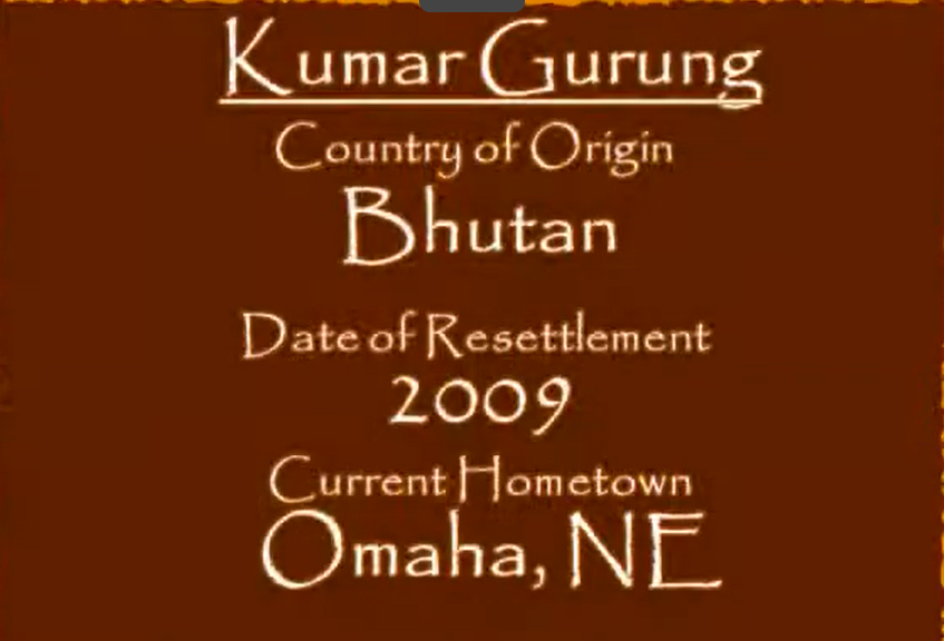 Refugee Voices: Kumar Gurung